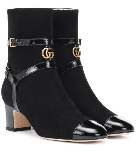 gucci ankle boots women|gucci ankle boots suede.